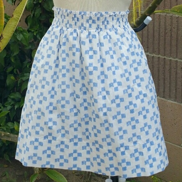 MADEWELL Crosshatch Ikat Shirred Cotton - Picture 6 of 7